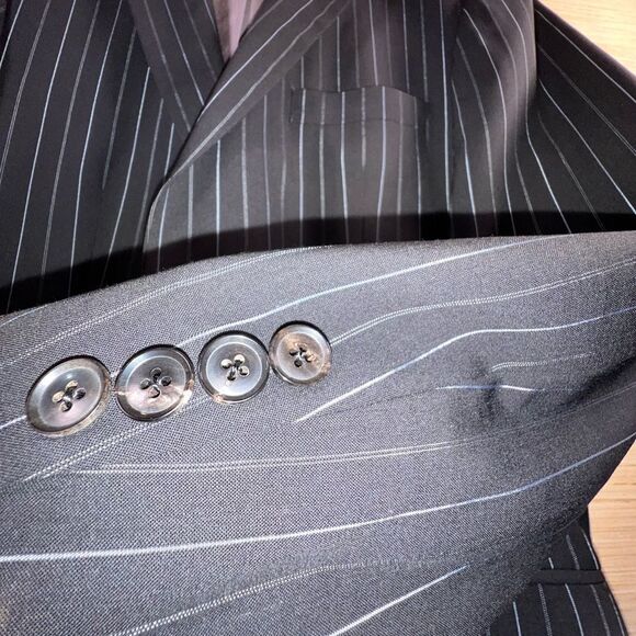 Hugo BOSS PIN STRIPE BLAZER SIZE 48 - Picture 8 of 11